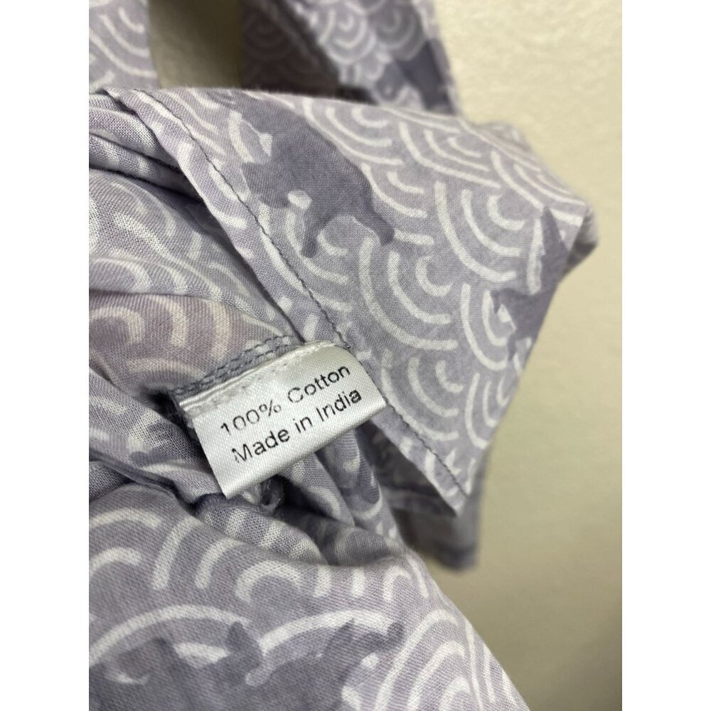 Foresta G Laurence Setton Tunic Long Sleeve Artsy Top Medium Boho Gray lagenlook - Picture 5 of 13
